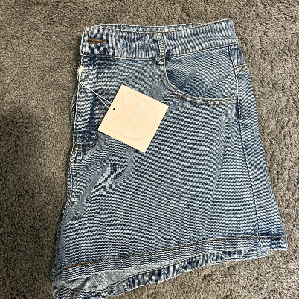 Kittenish Denim jean shorts